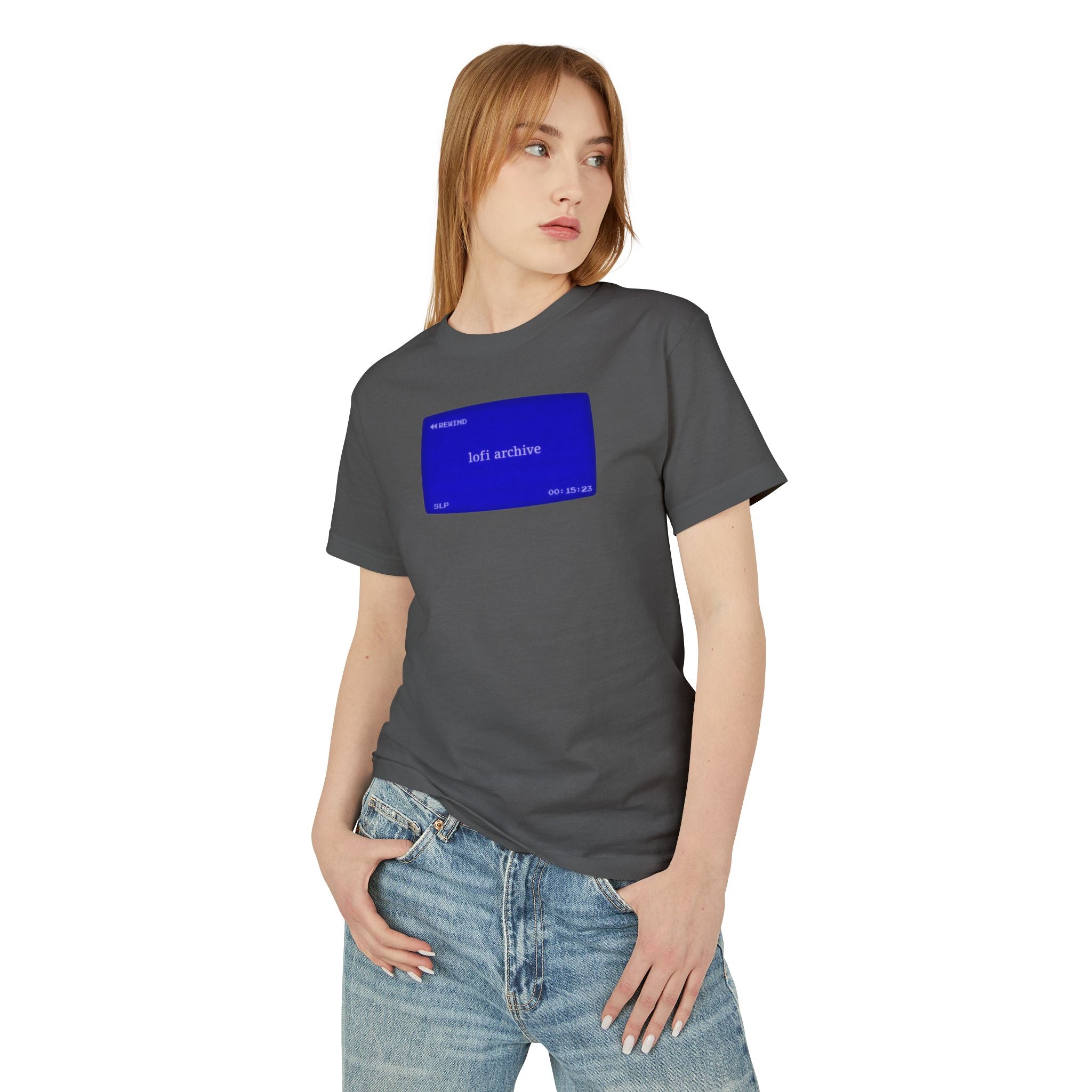 Archive Tee — Minimal Retro Computer Graphic T‑Shirt ("let's archive")