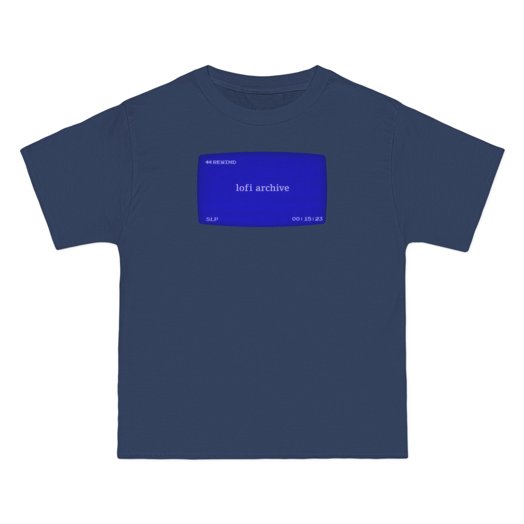 Blue Error Box Graphic T-Shirt — 'self contain' Retro Windows Prompt Tee