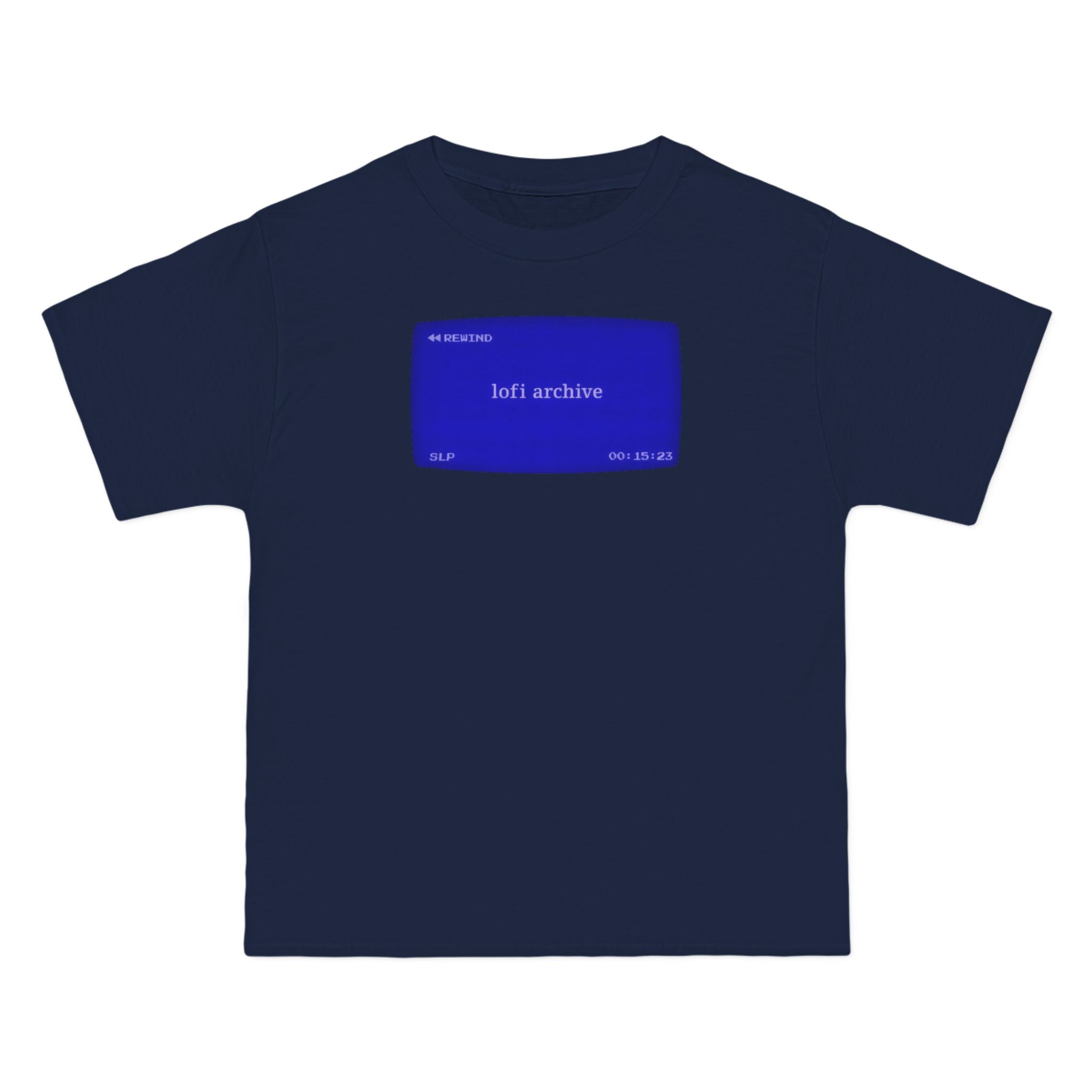 Blue Error Box Graphic T-Shirt — 'self contain' Retro Windows Prompt Tee
