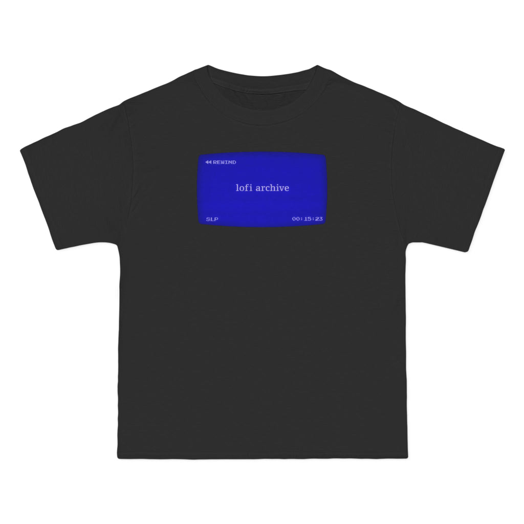 Blue Error Box Graphic T-Shirt — 'self contain' Retro Windows Prompt Tee