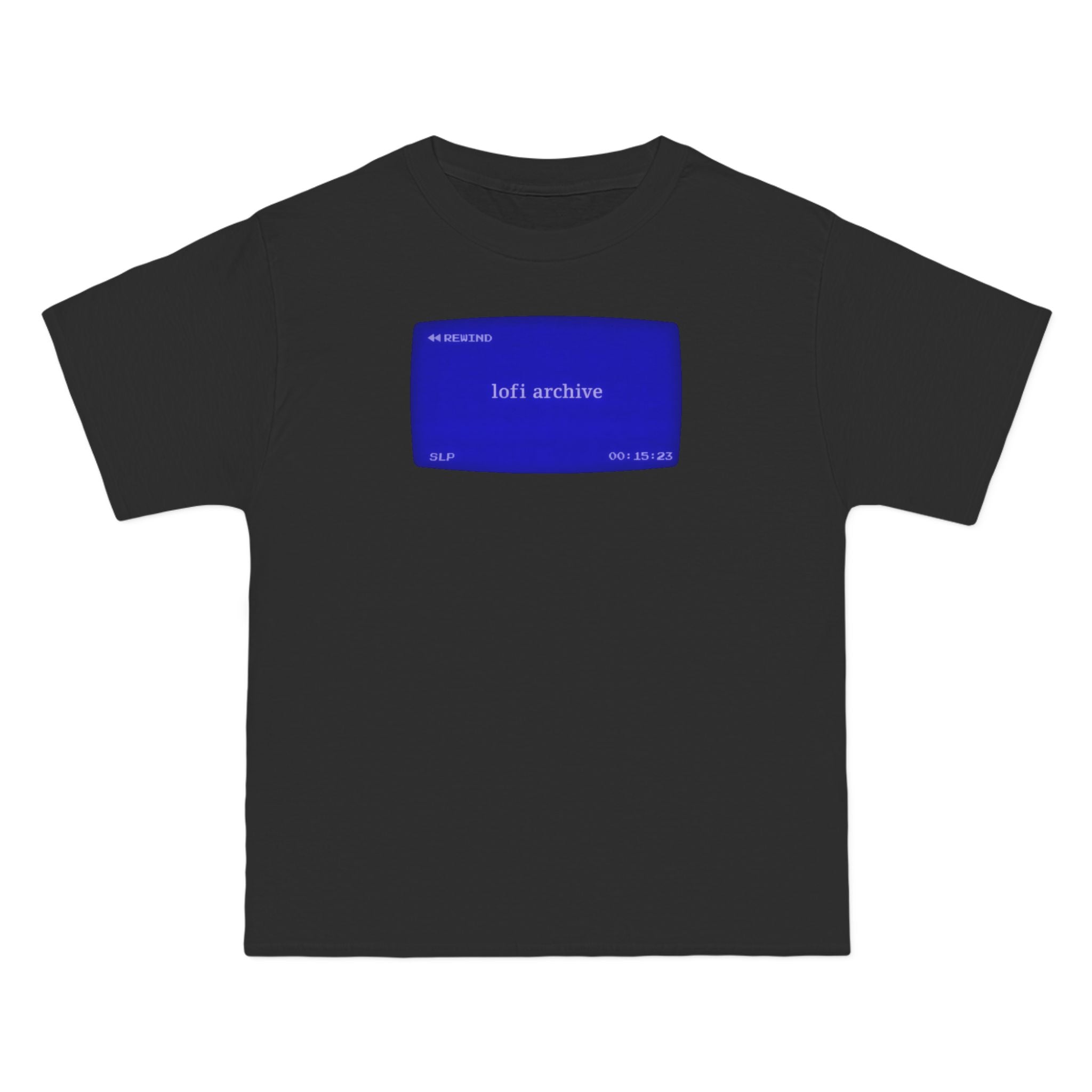 Blue Error Box Graphic T-Shirt — 'self contain' Retro Windows Prompt Tee